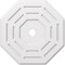 Ekena Millwork Westin Architectural Grade PVC Contemporary Ceiling Medallion, 28"OD x 3"ID x 11"C x 1"P CMP28WN-03000 - alternate 1